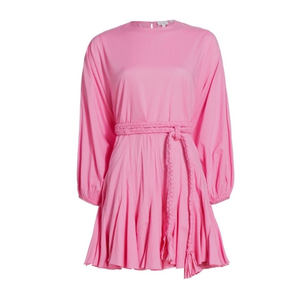 Rhode Ella Braided Belt Fit & Flare Minidress